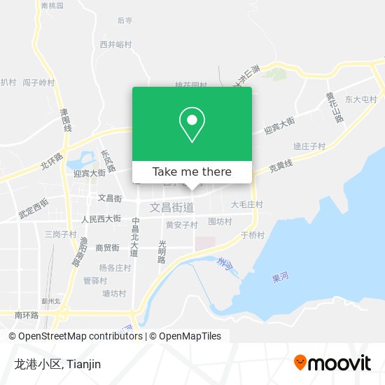 龙港小区 map