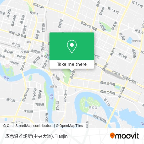 应急避难场所(中央大道) map