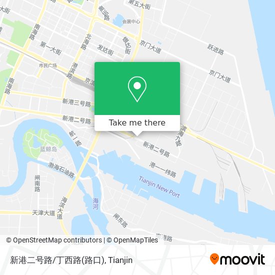 新港二号路/丁西路(路口) map