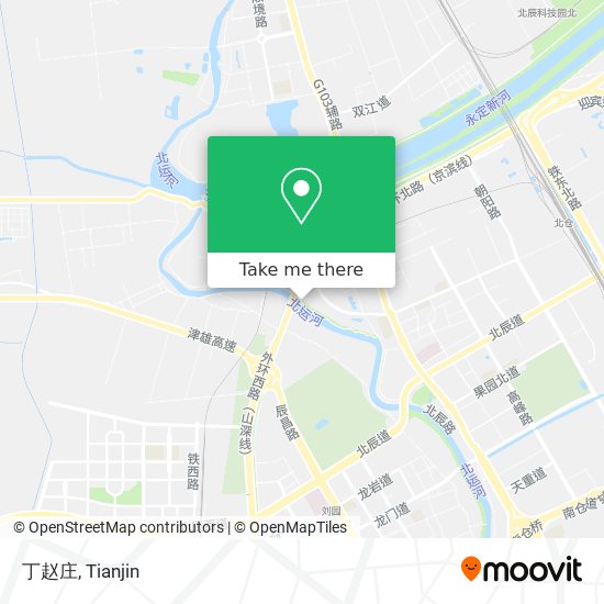 丁赵庄 map