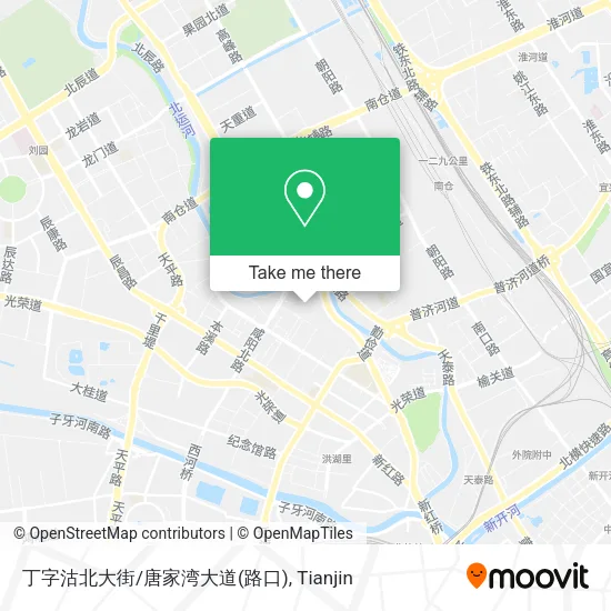 丁字沽北大街/唐家湾大道(路口) map