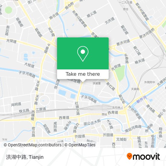 洪湖中路 map
