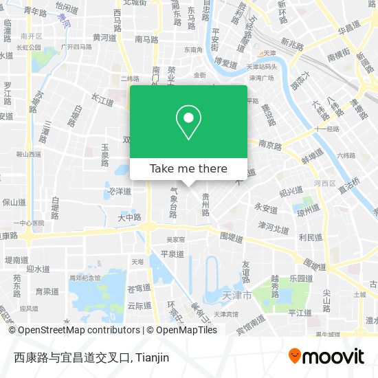 西康路与宜昌道交叉口 map