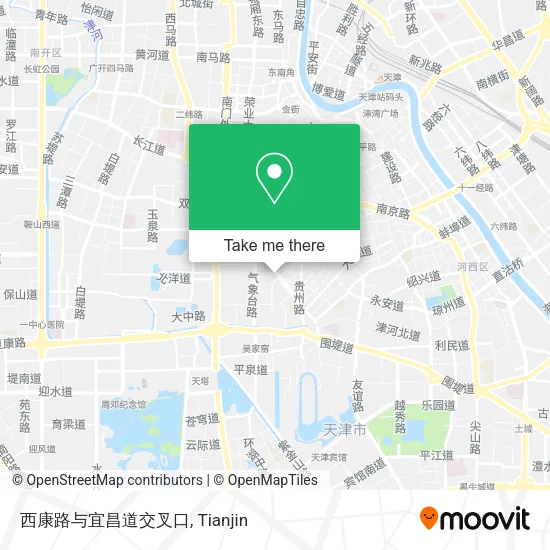 西康路与宜昌道交叉口 map
