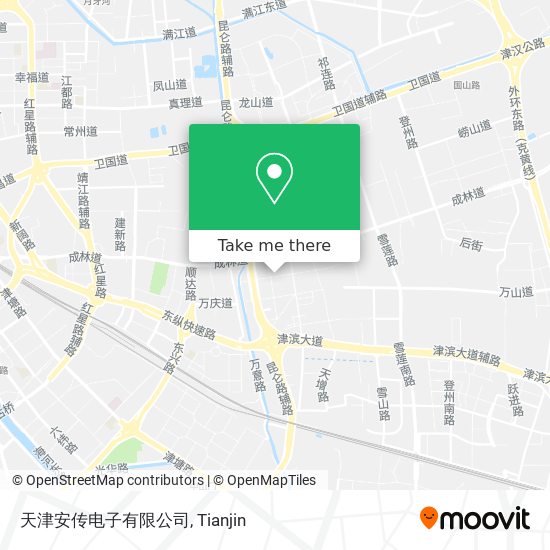 天津安传电子有限公司 map