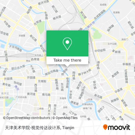 天津美术学院-视觉传达设计系 map