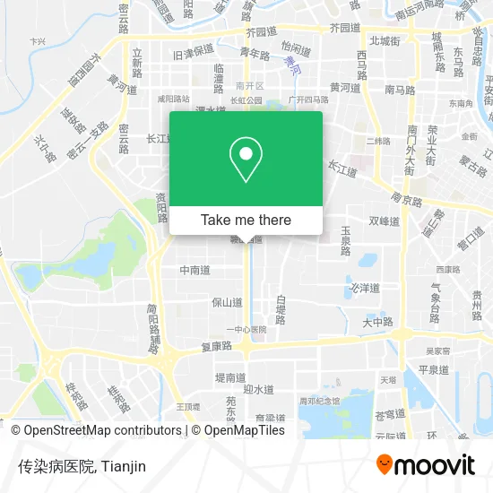 传染病医院 map