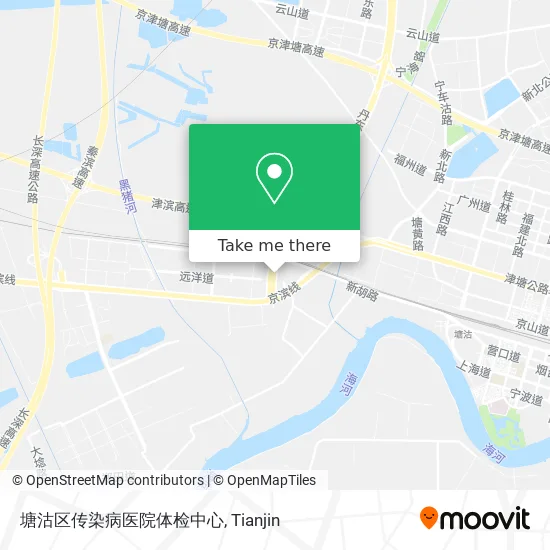 塘沽区传染病医院体检中心 map