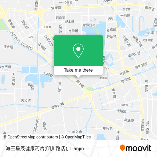海王星辰健康药房(明川路店) map