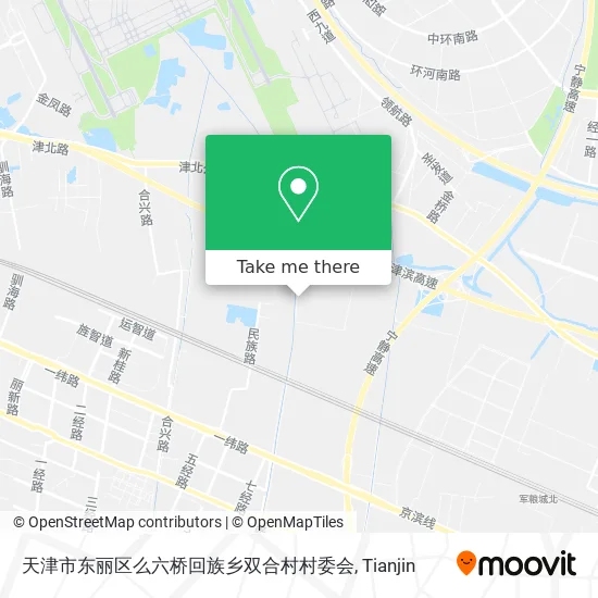 天津市东丽区么六桥回族乡双合村村委会 map