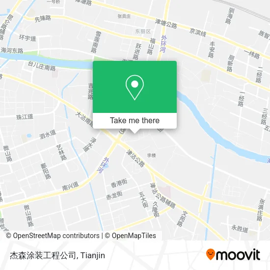 杰森涂装工程公司 map
