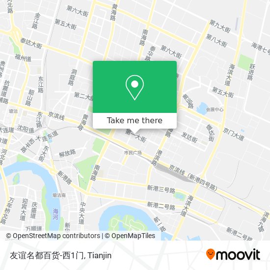 友谊名都百货-西1门 map