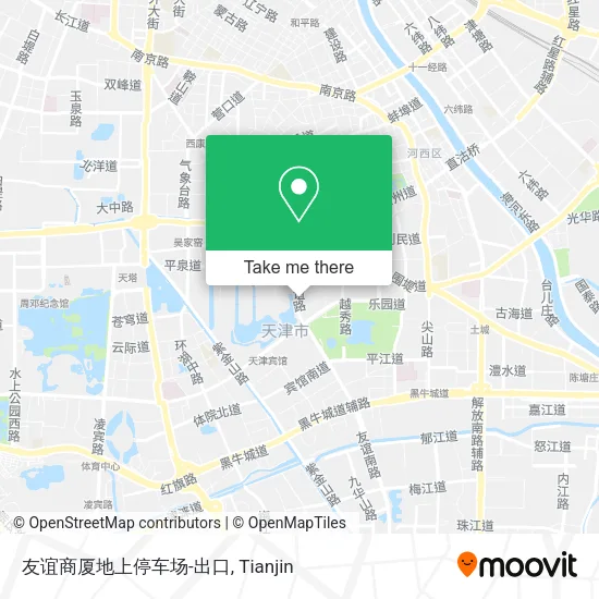 友谊商厦地上停车场-出口 map