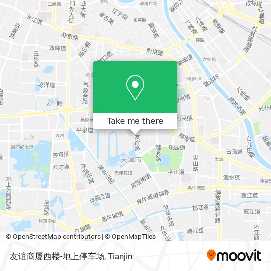 友谊商厦西楼-地上停车场 map