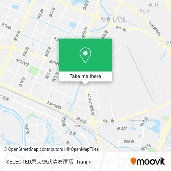 SELECTED思莱德武清友谊店 map