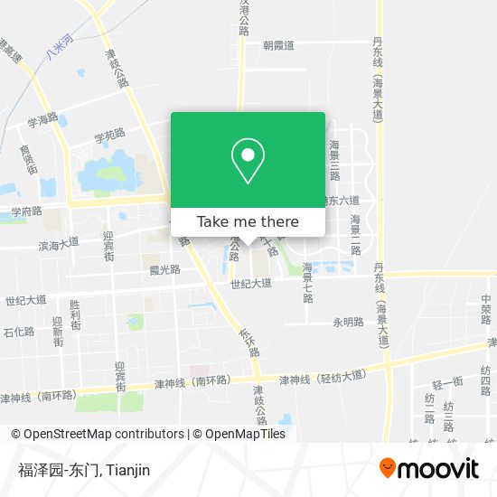 福泽园-东门 map