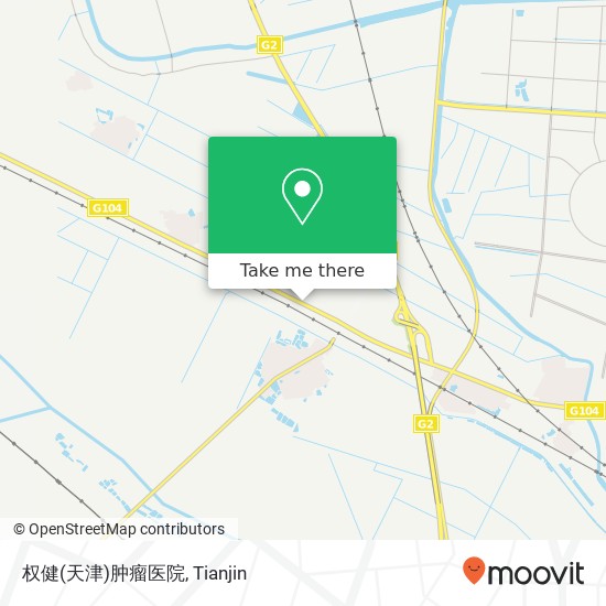 权健(天津)肿瘤医院 map