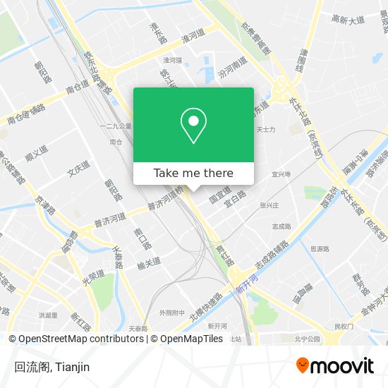 回流阁 map