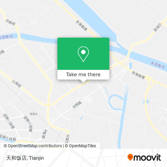 天和饭店 map