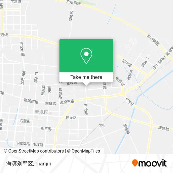 海滨别墅区 map