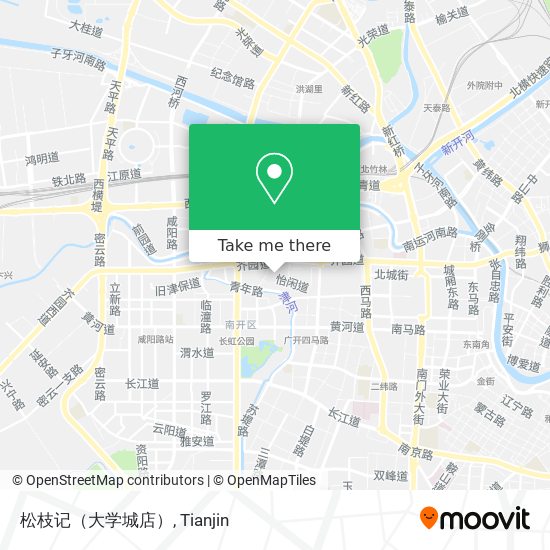 松枝记（大学城店） map