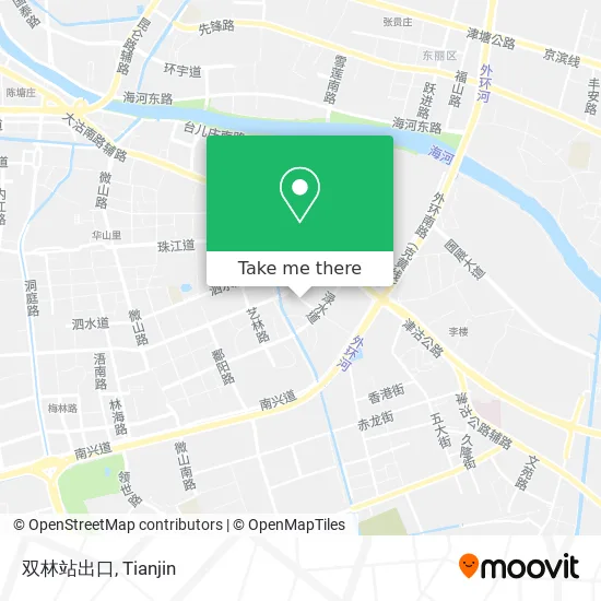 双林站出口 map