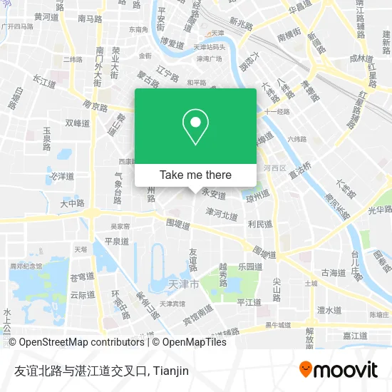 友谊北路与湛江道交叉口 map