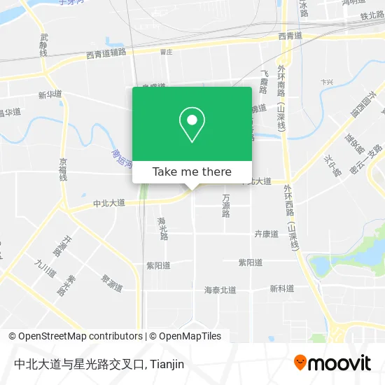 中北大道与星光路交叉口 map
