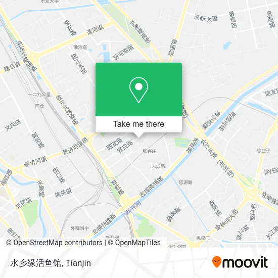 水乡缘活鱼馆 map