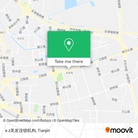 e.z美发连锁机构 map