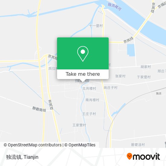 独流镇 map