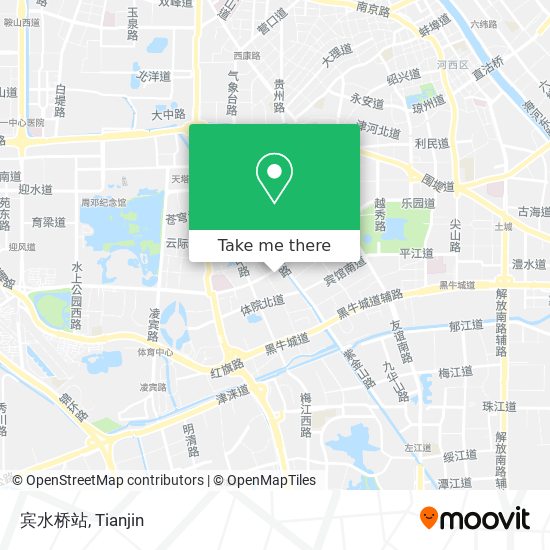 宾水桥站 map