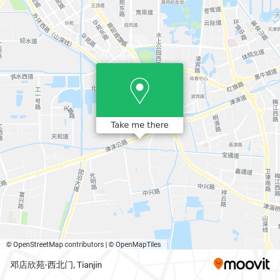邓店欣苑-西北门 map