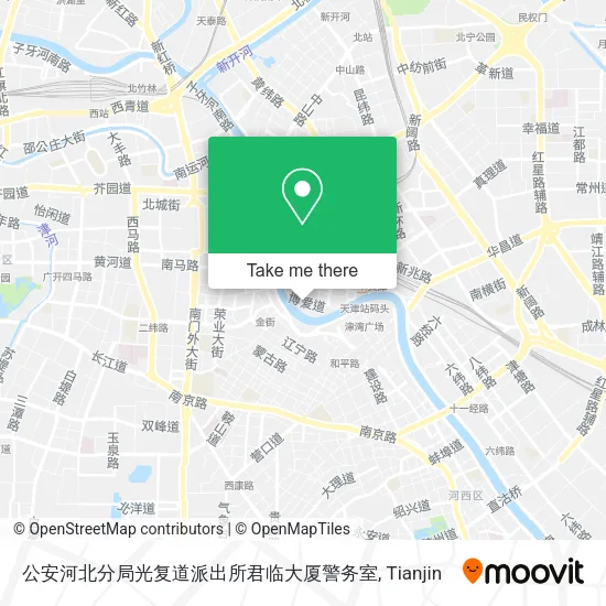 公安河北分局光复道派出所君临大厦警务室 map