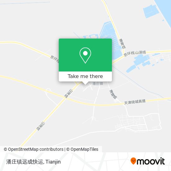 潘庄镇远成快运 map