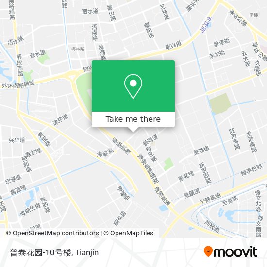 普泰花园-10号楼 map