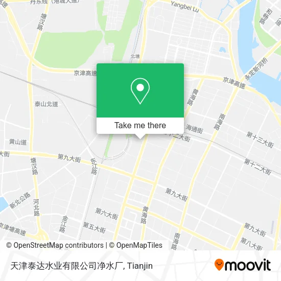 天津泰达水业有限公司净水厂 map