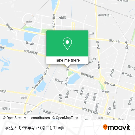 泰达大街/宁车沽路(路口) map