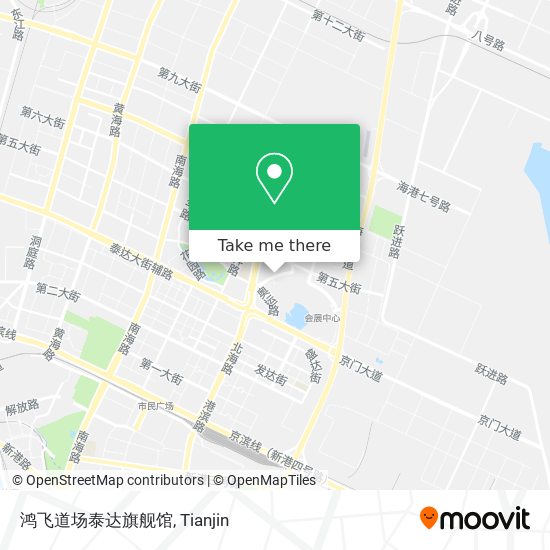 鸿飞道场泰达旗舰馆 map