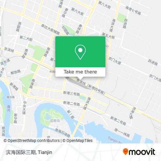 滨海国际三期 map