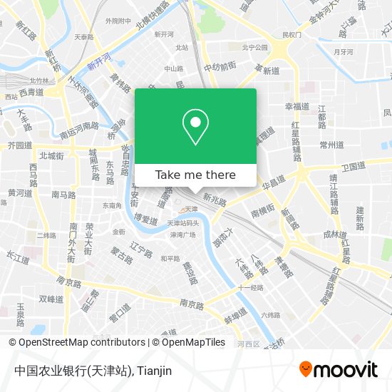 中国农业银行(天津站) map