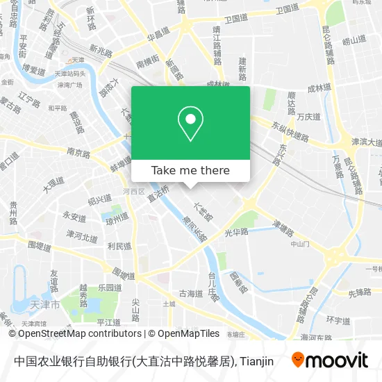 中国农业银行自助银行(大直沽中路悦馨居) map
