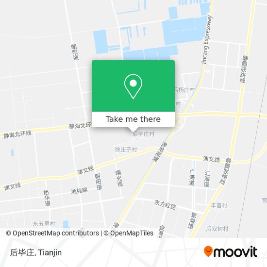 后毕庄 map