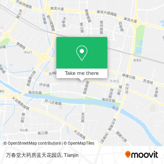 万春堂大药房蓝天花园店 map