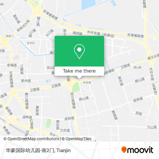 华豪国际幼儿园-南2门 map
