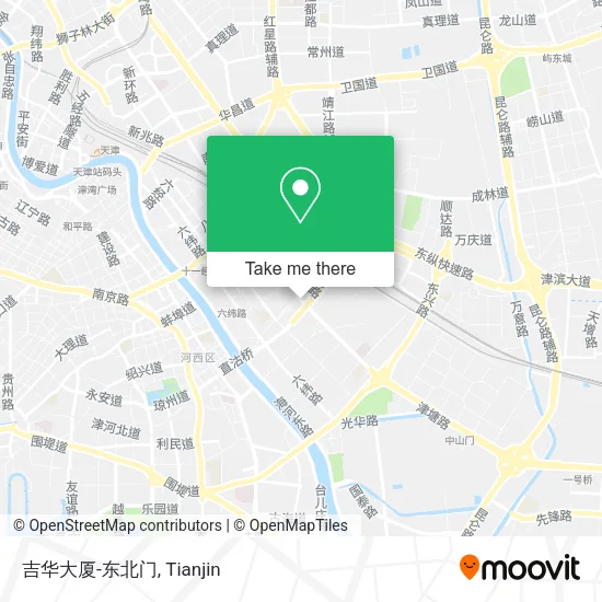 吉华大厦-东北门 map