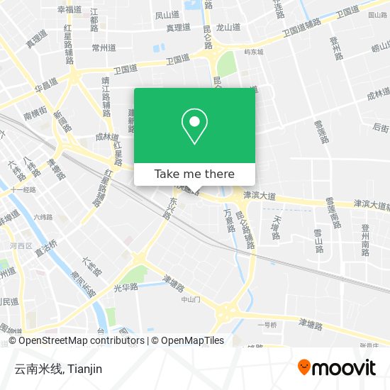 云南米线 map