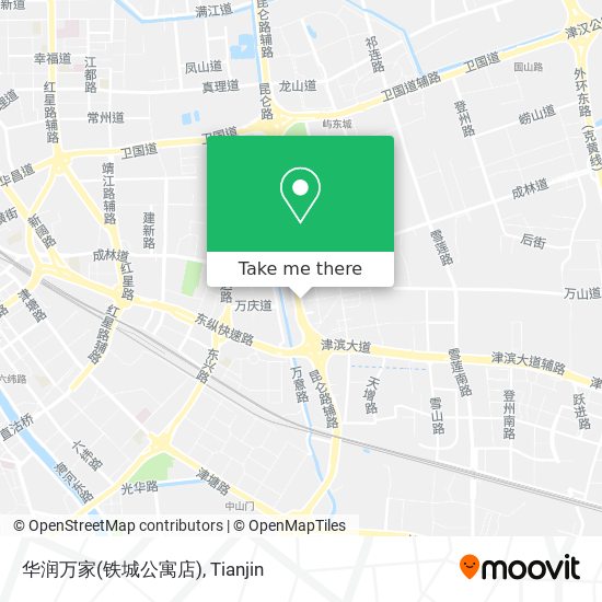 华润万家(铁城公寓店) map