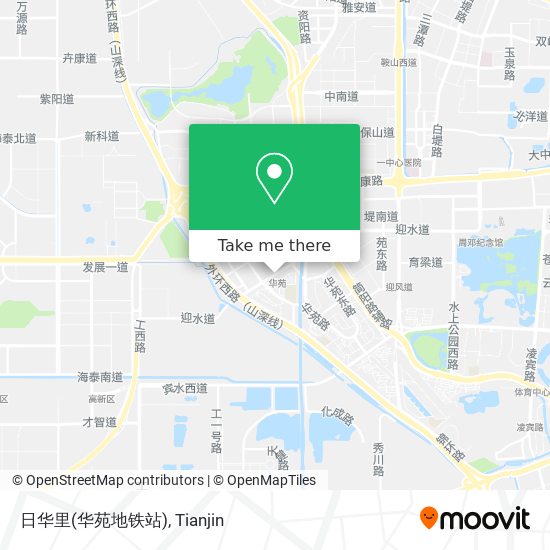 日华里(华苑地铁站) map