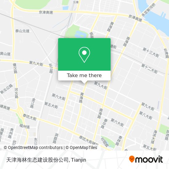 天津海林生态建设股份公司 map